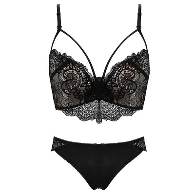 Új modell csipke szett kétrészes melltartóból és bikiniből