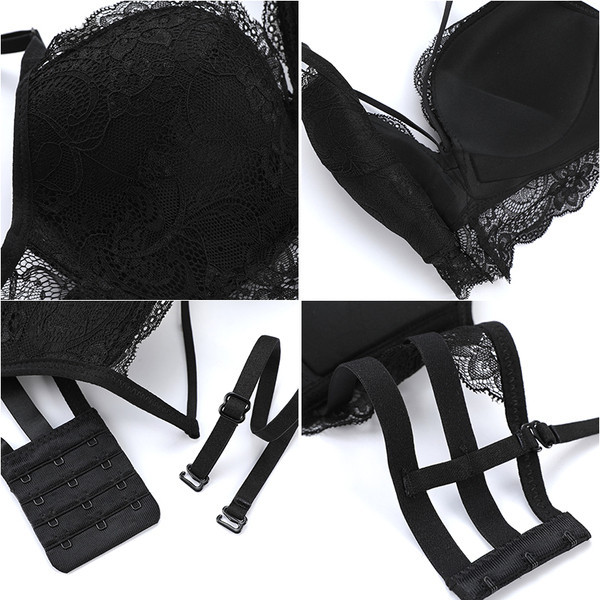 Új modell csipke szett kétrészes melltartóból és bikiniből