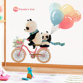 Декорация за детска стая с панди самозалепваща се