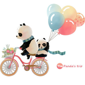 Παιδική διακόσμηση δωματίου με  panda