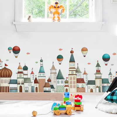 Αυτοκόλλητο για παιδικό δωμάτιο με πύργους