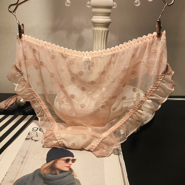 Pöttyös női bikini szalaggal és szalaggal