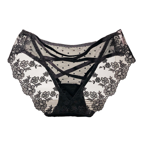Női átlátszó bikini csipkével és keresztkötésekkel