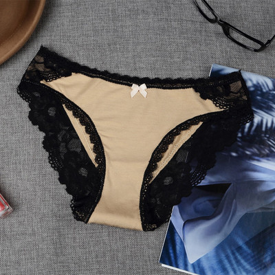 Női alkalmi bikinik pamutból és csipkéből