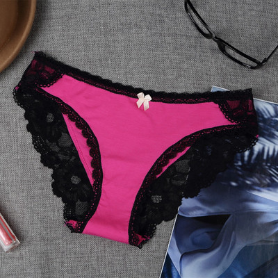 Női alkalmi bikinik pamutból és csipkéből