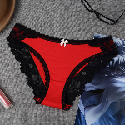 Női alkalmi bikinik pamutból és csipkéből