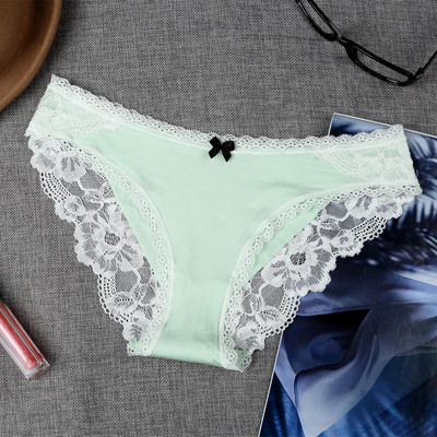 Női alkalmi bikinik pamutból és csipkéből