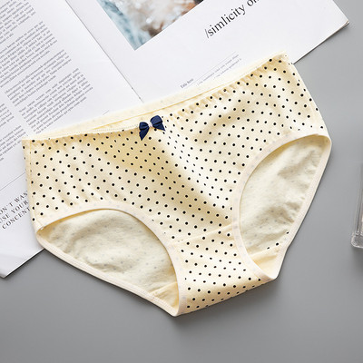 Női pamut bikini színes nyomattal