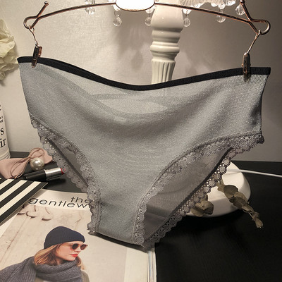 Γυναικεία μπικίνι με γυαλιστερό εφέ και δαντέλα