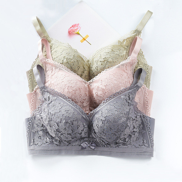 Νέο μοντέλο γυναικείο σουτιέν με δαντέλα και κορδέλα