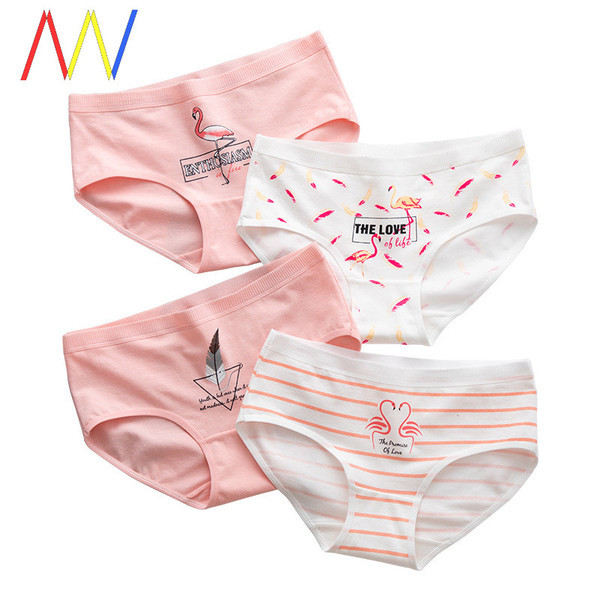 Női pamut bikini színes nyomattal