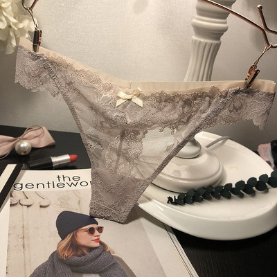 Női csipke tangák szalaggal