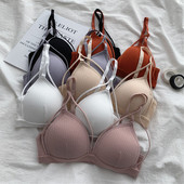 Γυναικείο βαμβακερό σουτιέν με ρυθμιζόμενους τιράντες