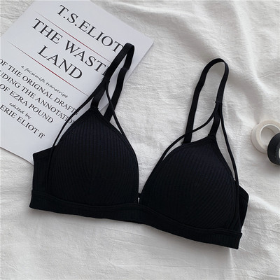 Γυναικείο βαμβακερό σουτιέν με ρυθμιζόμενους τιράντες