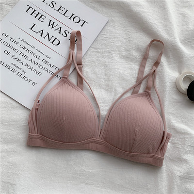 Γυναικείο βαμβακερό σουτιέν με ρυθμιζόμενους τιράντες