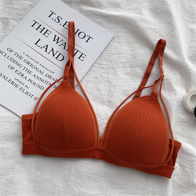 Γυναικείο βαμβακερό σουτιέν με ρυθμιζόμενους τιράντες