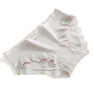 Γυναικείο βαμβακερό μπικίνι με δαντέλα - διαφορετικά μοντέλα