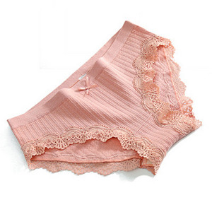 Γυναικείο βαμβακερό μπικίνι με δαντέλα - διαφορετικά μοντέλα