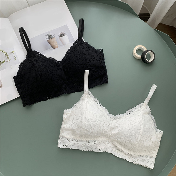 Női csipke melltartó V-nyakkal