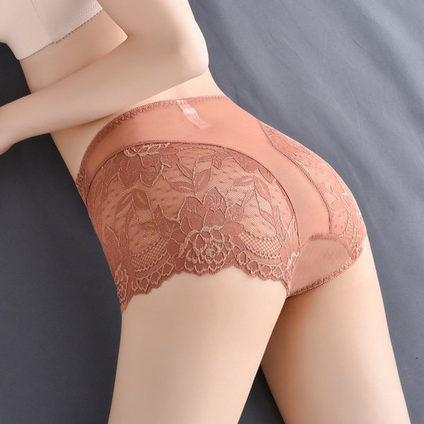 Σετ από τέσσερα γυναικεία μπικίνι με ψηλή μέση και δαντέλα