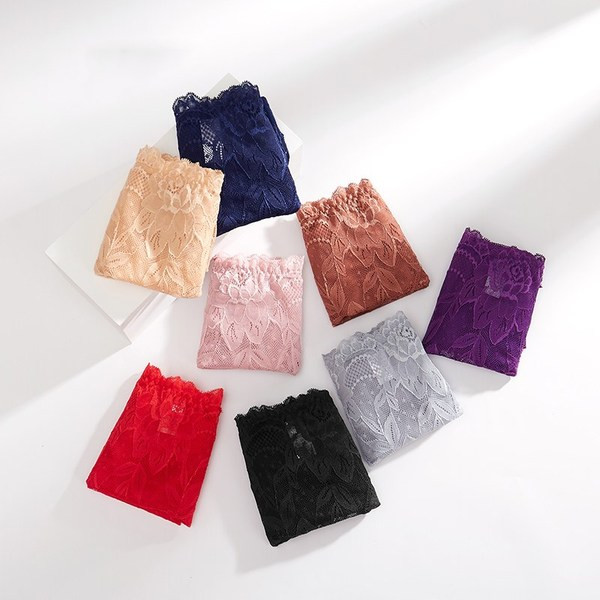 Σετ από τέσσερα γυναικεία μπικίνι με ψηλή μέση και δαντέλα