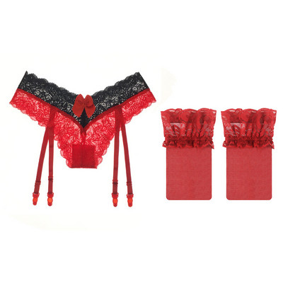 Γυναικείο σετ με δαντέλα - σε δύο μέρη