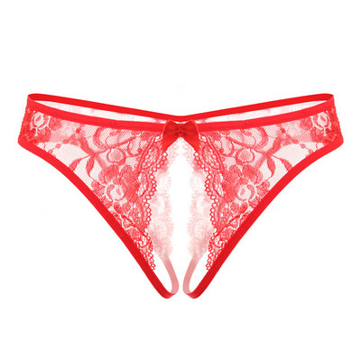 Γυναικεία δαντελένια μπικίνι με κορδέλα