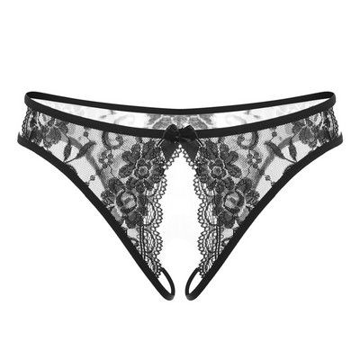 Γυναικεία δαντελένια μπικίνι με κορδέλα