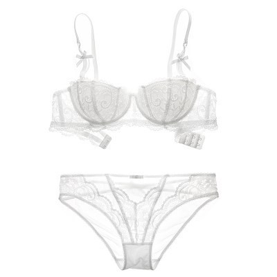 Korszerű női fehérnemű szett két részből, csipkével