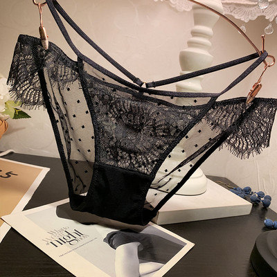 Γυναικείο μπικίνι με δαντέλα και λεπτή ελαστική