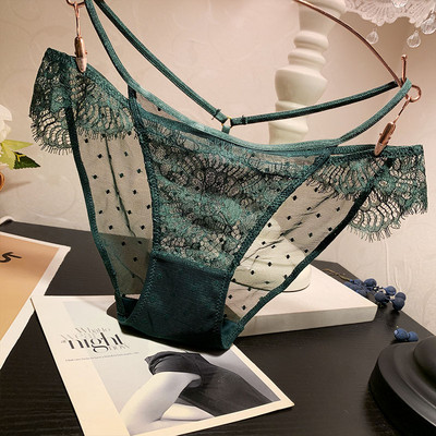 Γυναικείο μπικίνι με δαντέλα και λεπτή ελαστική