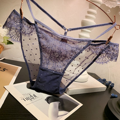 Γυναικείο μπικίνι με δαντέλα και λεπτή ελαστική