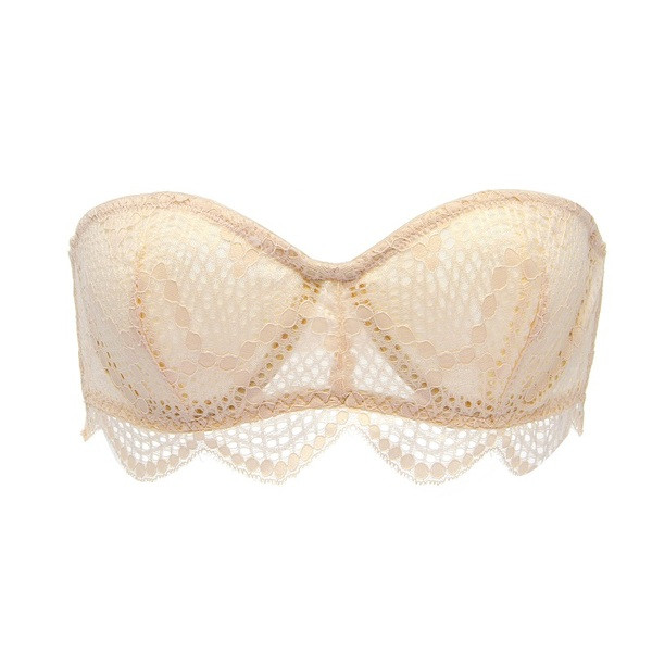 Stílusos női melltartó típusú bridget csipkével