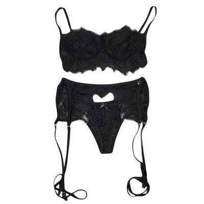 Δαντελωτό γυναικείο σετ - σουτιέν και στρινγκ