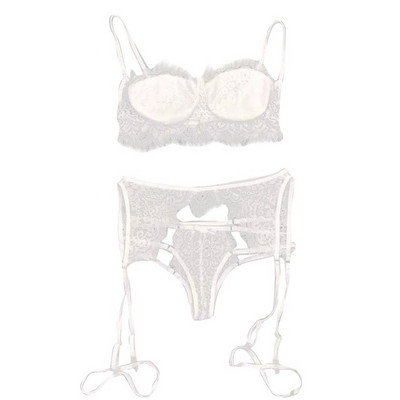 Δαντελωτό γυναικείο σετ - σουτιέν και στρινγκ