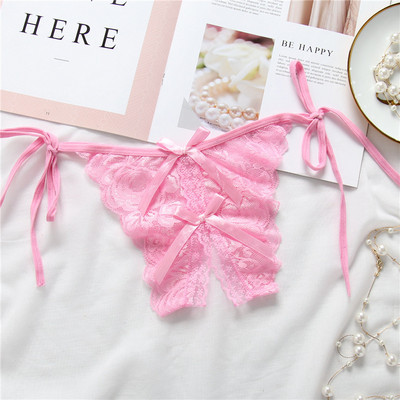 Új modell női tanga szalaggal és nyakkendővel