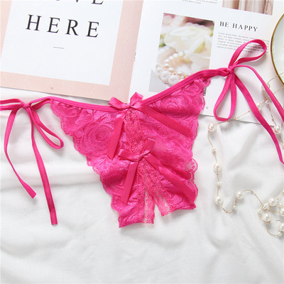 Új modell női tanga szalaggal és nyakkendővel