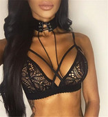 Női csipke melltartó pántokkal