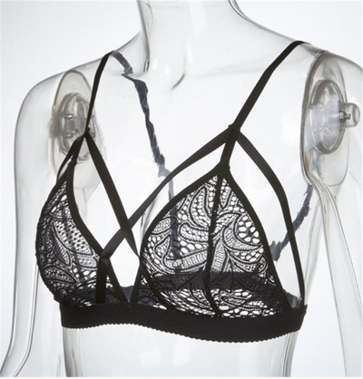 Női csipke melltartó pántokkal