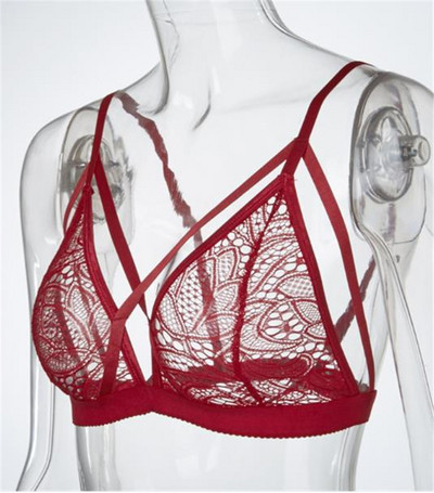 Női csipke melltartó pántokkal