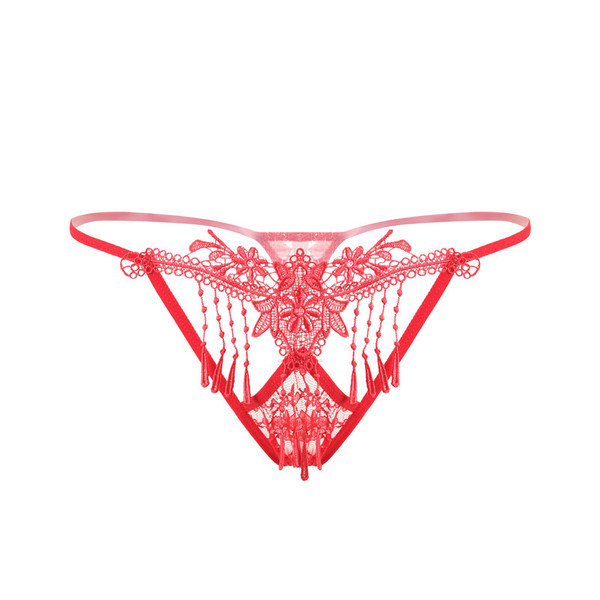 Γυναικεία διαφανή στρινγκ με κέντημα