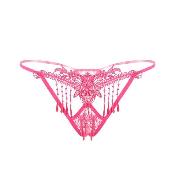 Γυναικεία διαφανή στρινγκ με κέντημα