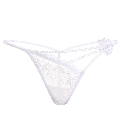 Női tanga hímzéssel és 3D elemmel