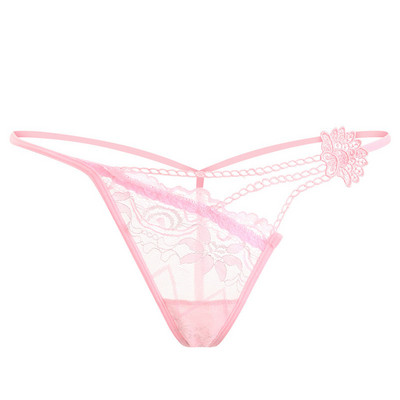 Női tanga hímzéssel és 3D elemmel