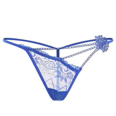 Női tanga hímzéssel és 3D elemmel