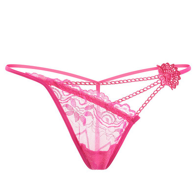 Női tanga hímzéssel és 3D elemmel