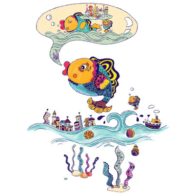 Díszítés minden felületre hal öntapadós anyaggal