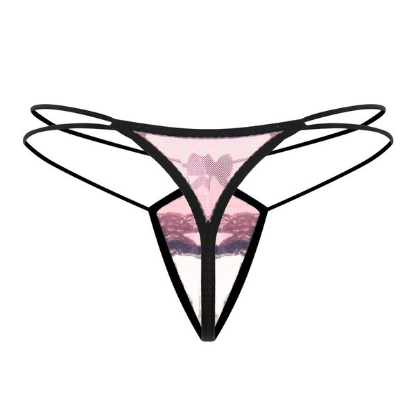 Γυναικεία στρινγκ με πέρλες  και δαντέλα