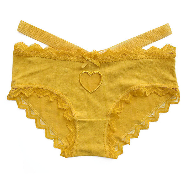 Γυναικείο μπικίνι με δαντέλα και  καρδιά