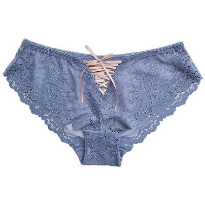 Ženski čipkasti bikini s vezicama